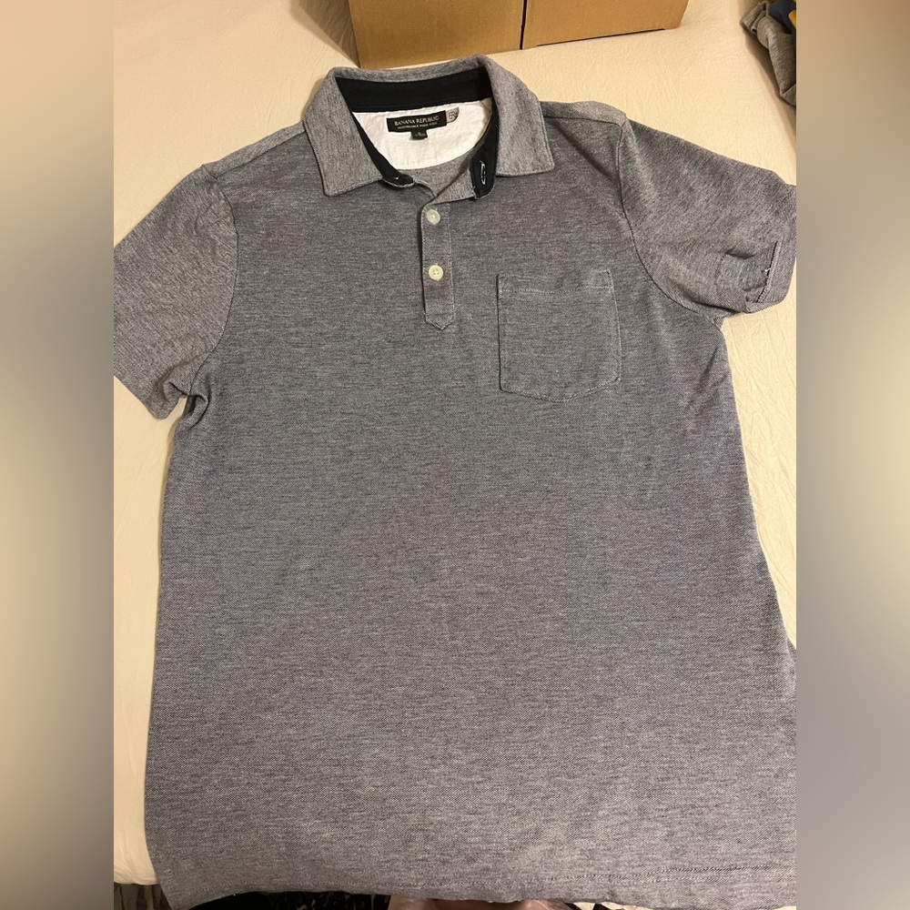 Men’s Banana Republic Performance Pique Polo size S
